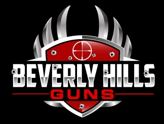 BEVERLY HILLS GUNS logo design by AamirKhan