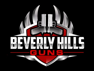 BEVERLY HILLS GUNS logo design by AamirKhan