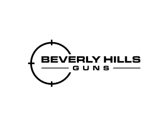 BEVERLY HILLS GUNS logo design by Franky.