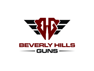 BEVERLY HILLS GUNS logo design by ohtani15