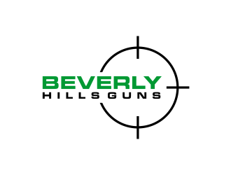BEVERLY HILLS GUNS logo design by scolessi