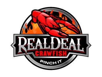 Real Deal Crawfish logo design by daywalker