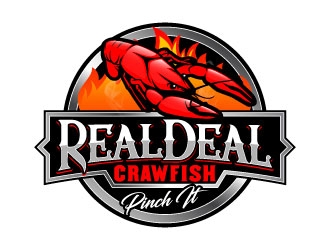 Real Deal Crawfish logo design by daywalker