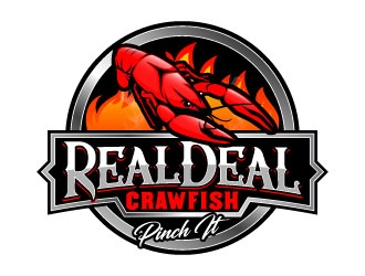 Real Deal Crawfish logo design by daywalker