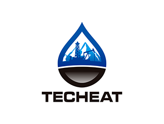 TECHEAT logo design by enzidesign