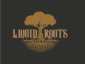 Liquid Roots Brewing  logo design by emberdezign