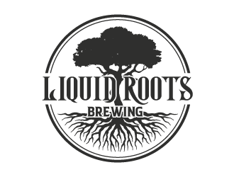 Liquid Roots Brewing  logo design by emberdezign