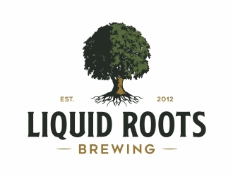 Liquid Roots Brewing  logo design by Mardhi