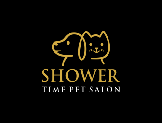 Shower time pet salon logo design by azizah