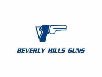 BEVERLY HILLS GUNS logo design by Renaker