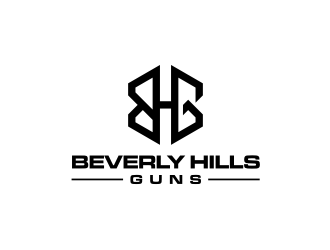 BEVERLY HILLS GUNS logo design by Barkah