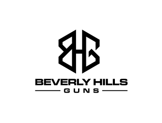 BEVERLY HILLS GUNS logo design by Barkah