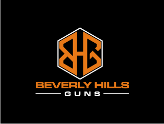 BEVERLY HILLS GUNS logo design by Barkah