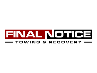 Final Notice Towing & Recovery logo design by p0peye