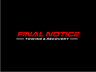 Final Notice Towing & Recovery logo design by asyqh