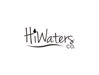 HiWaters co. logo design by qqdesigns