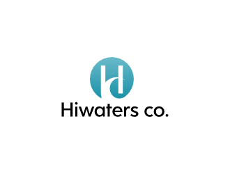 HiWaters co. logo design by TinaVainilla