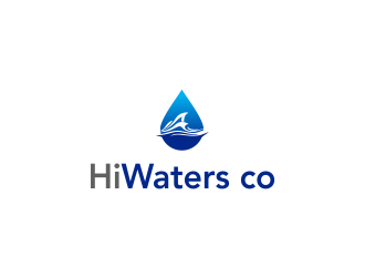 HiWaters co. logo design by oke2angconcept
