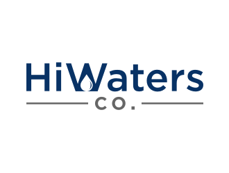 HiWaters co. logo design by puthreeone