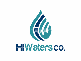 HiWaters co. logo design by up2date