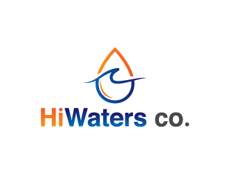 HiWaters co. logo design by BeezlyDesigns