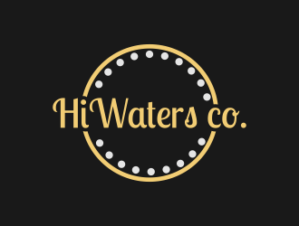HiWaters co. logo design by BlessedArt