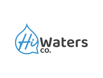 HiWaters co. logo design by yippiyproject