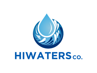 HiWaters co. logo design by nurul_rizkon