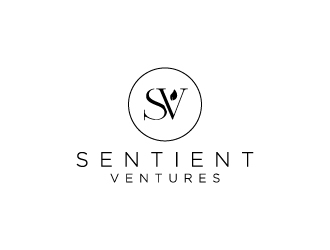 Sentient Ventures  logo design by wongndeso