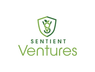 Sentient Ventures  logo design by zinnia