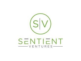 Sentient Ventures  logo design by alby
