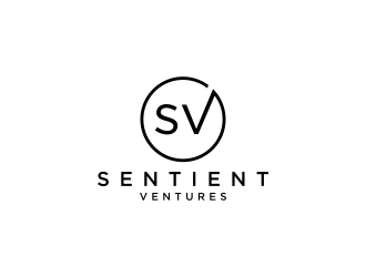 Sentient Ventures  logo design by haidar