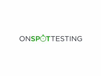 On Spot Testing .com logo design by Lafayate