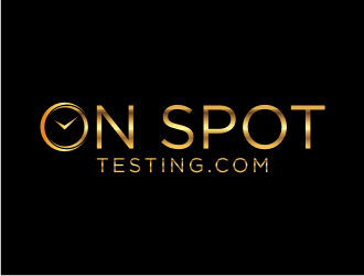 On Spot Testing .com logo design by Sheilla