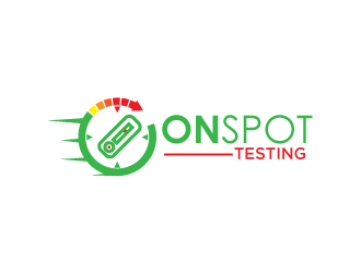 On Spot Testing .com logo design by yans