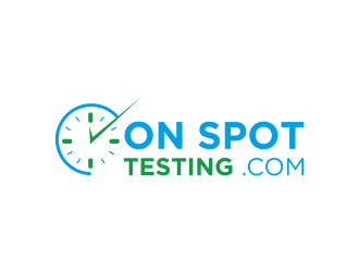 On Spot Testing .com logo design by luckyprasetyo