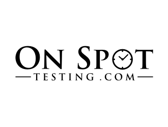 On Spot Testing .com logo design by puthreeone