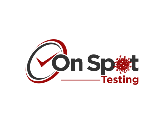 On Spot Testing .com logo design by brandshark