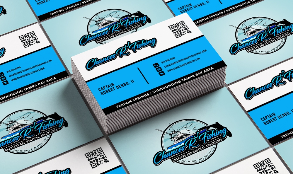 Chances R’ Fishing Charters and Nautical Adventures logo design by Frenic