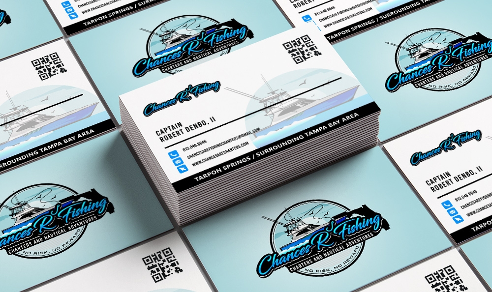 Chances R’ Fishing Charters and Nautical Adventures logo design by Frenic