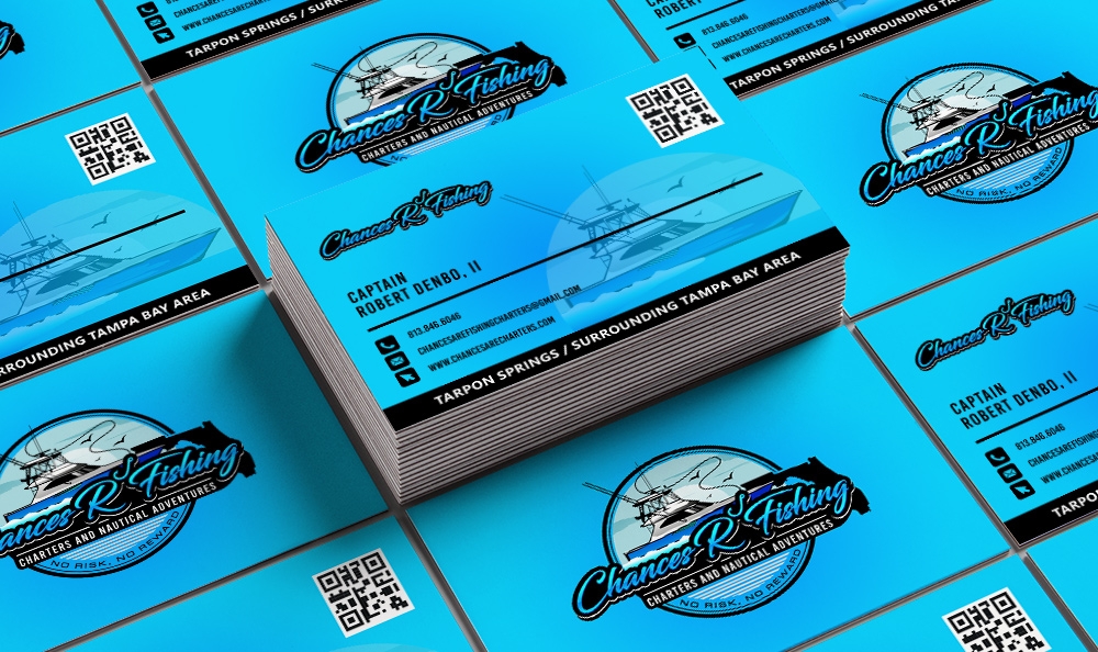 Chances R’ Fishing Charters and Nautical Adventures logo design by Frenic