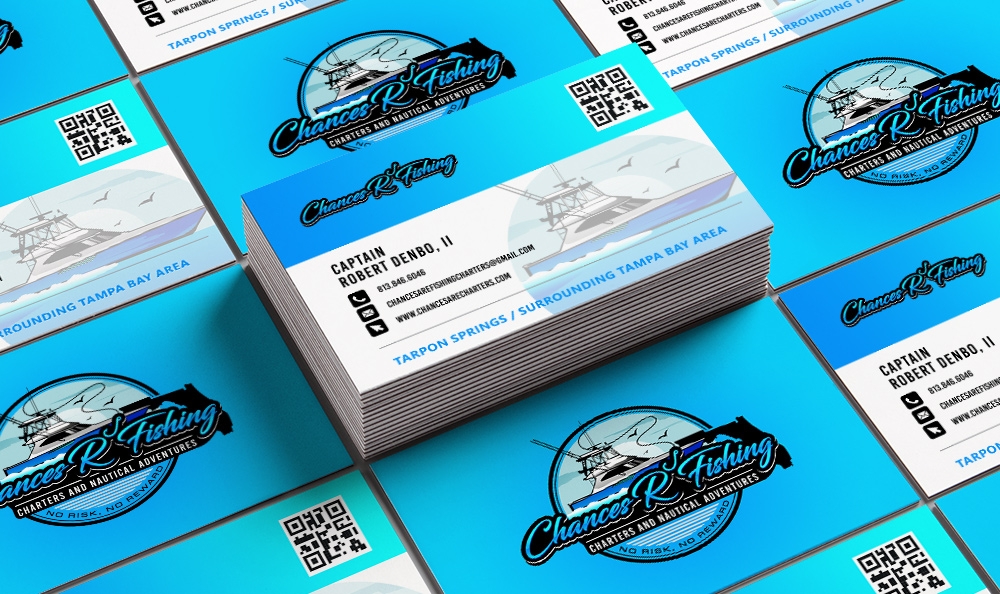 Chances R’ Fishing Charters and Nautical Adventures logo design by Frenic