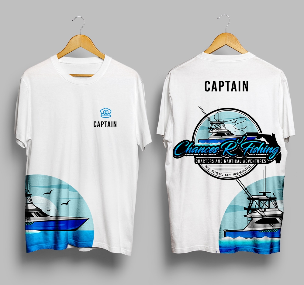 Chances R’ Fishing Charters and Nautical Adventures logo design by Frenic