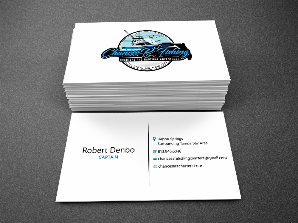 Chances R’ Fishing Charters and Nautical Adventures logo design by Girly