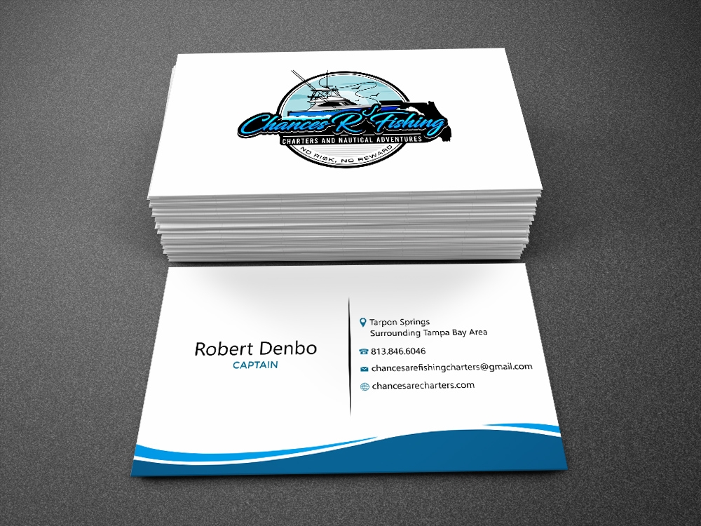 Chances R’ Fishing Charters and Nautical Adventures logo design by Girly