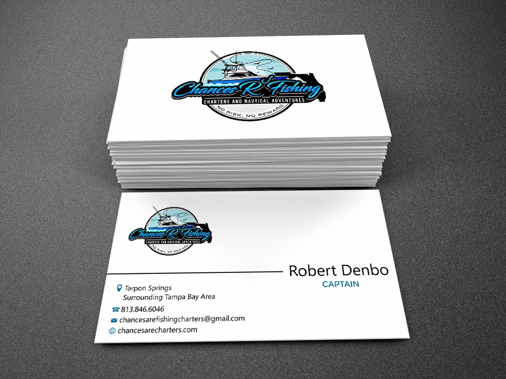 Chances R’ Fishing Charters and Nautical Adventures logo design by Girly