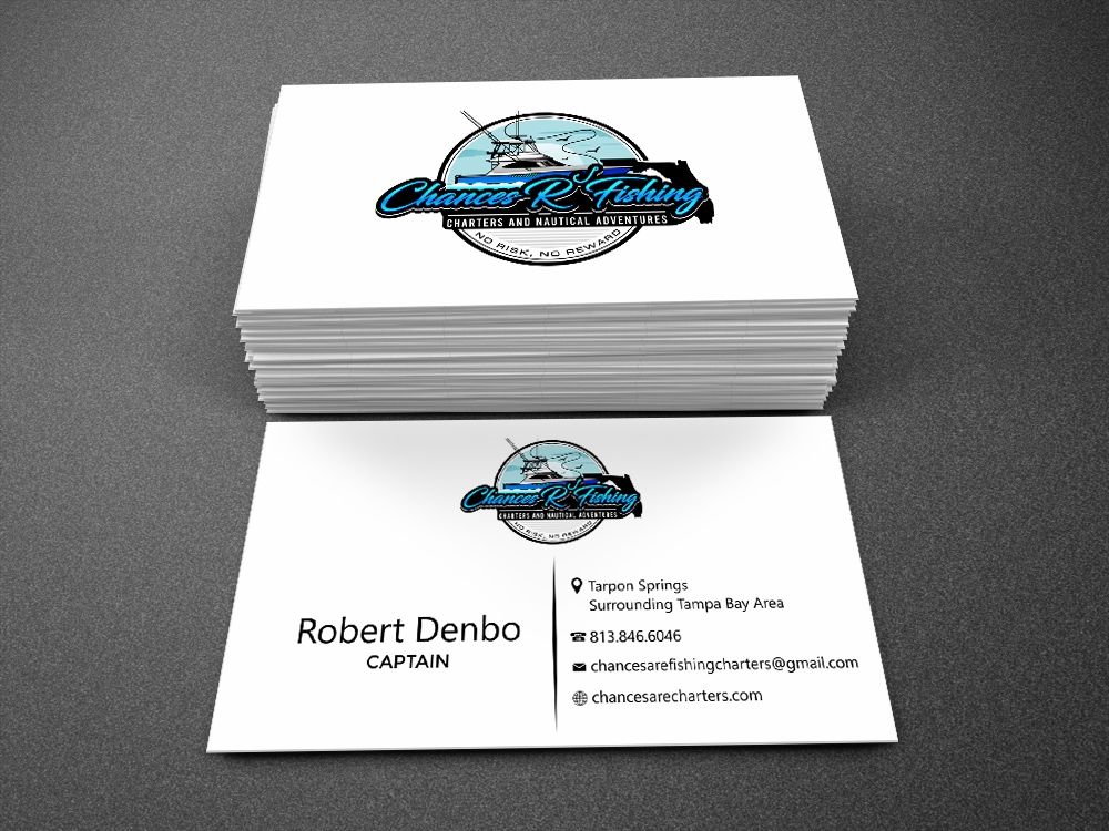 Chances R’ Fishing Charters and Nautical Adventures logo design by Girly