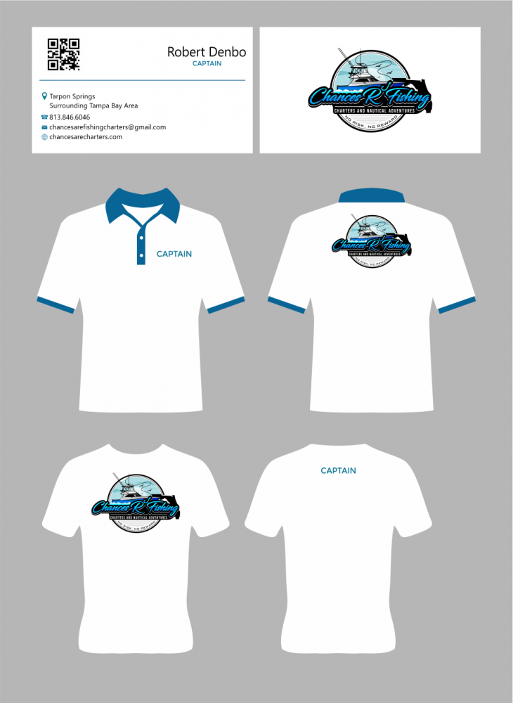 Chances R’ Fishing Charters and Nautical Adventures logo design by Girly