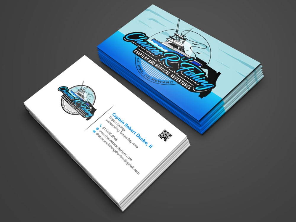 Chances R’ Fishing Charters and Nautical Adventures logo design by Boomstudioz