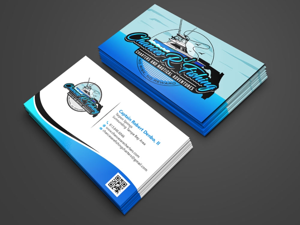 Chances R’ Fishing Charters and Nautical Adventures logo design by Boomstudioz
